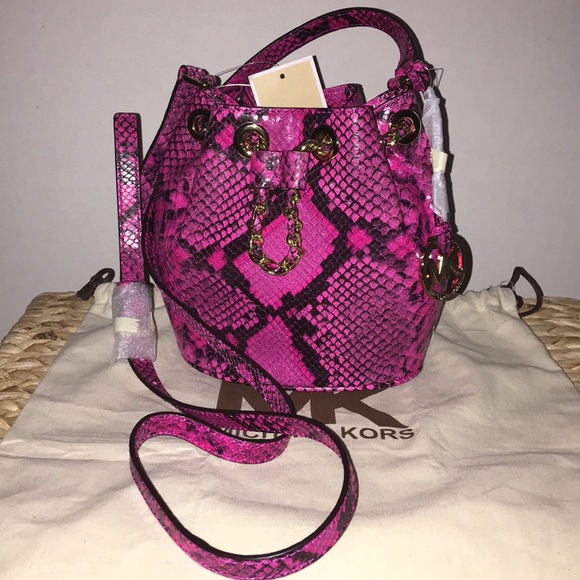 MICHAEL Michael Kors Frankie Mini Snake Crossbody - Picture 8 of 8